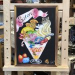 パフェ　チョークアート ぎんのいすARTWORKS