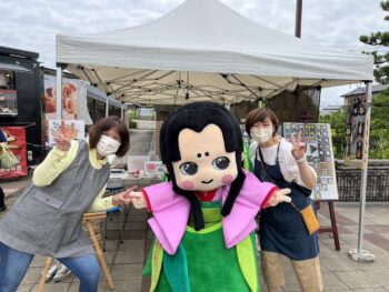 広陵図書館 かぐやちゃん チョークアート教室 イベント